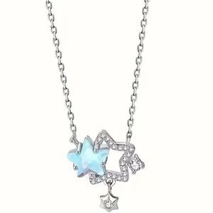 Silver Star Pendant Necklace